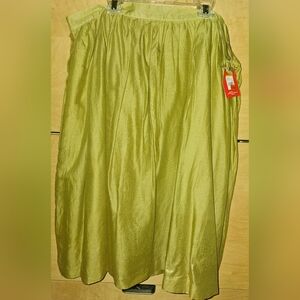 Isaac Mizrahi metallic effect Skirt